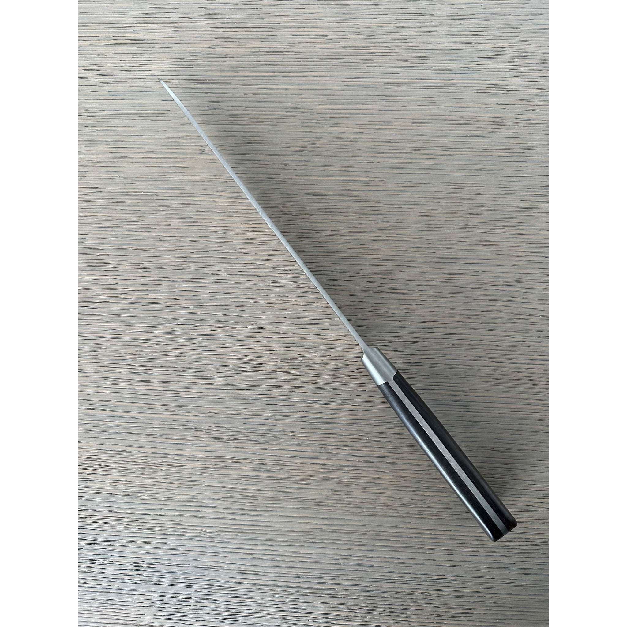 Laguiole en Aubrac Classic Forged Bread Knife With Ebony Wood Handle, 8-in