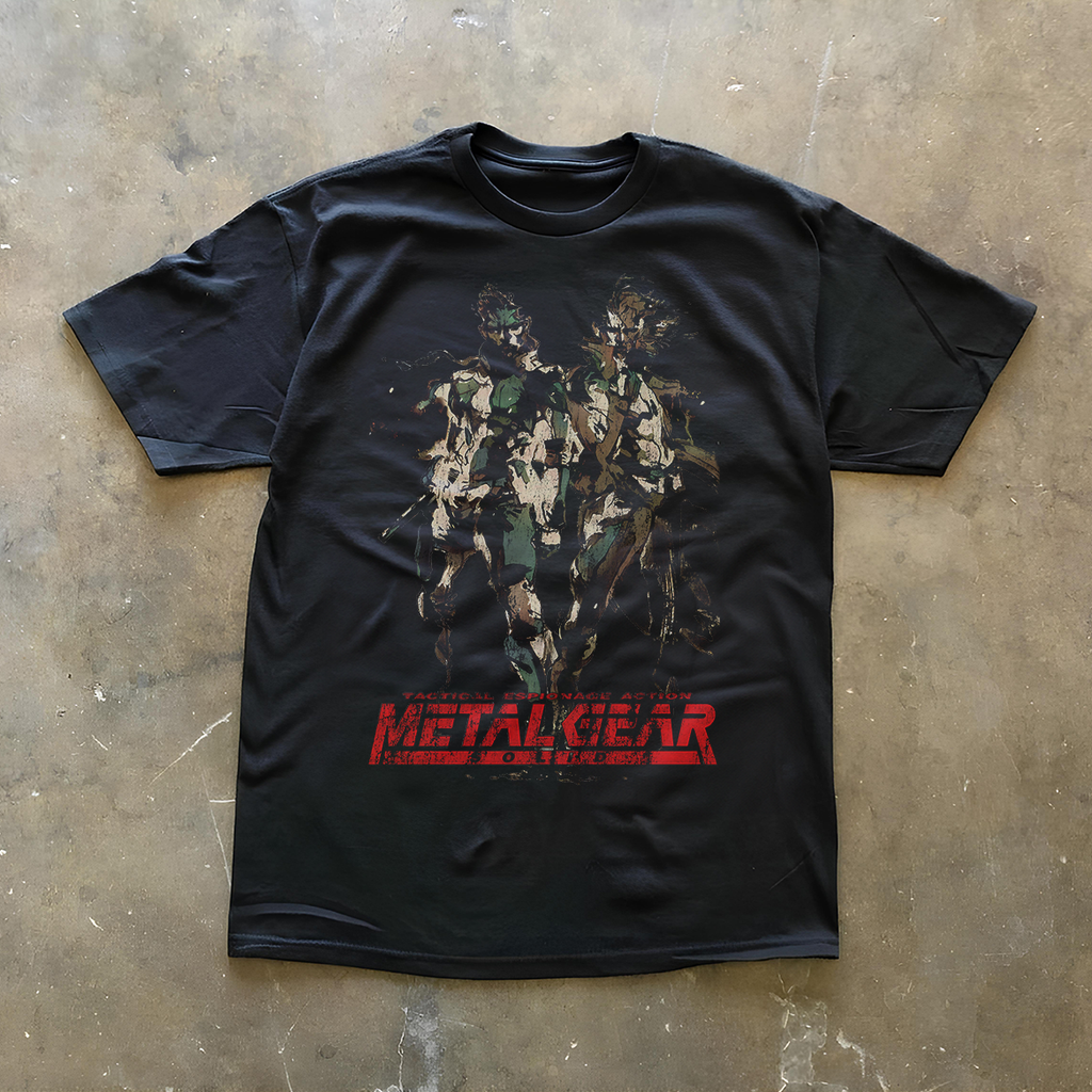 Metal Gear Solid Black Tee