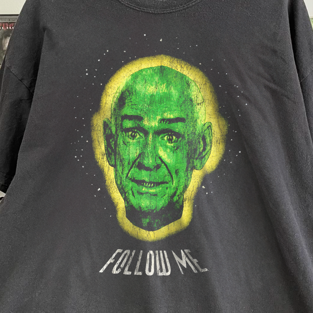 1997 Heaven'S Gate - Follow Me Marshall Applewhite Rare Washed T-Shirt