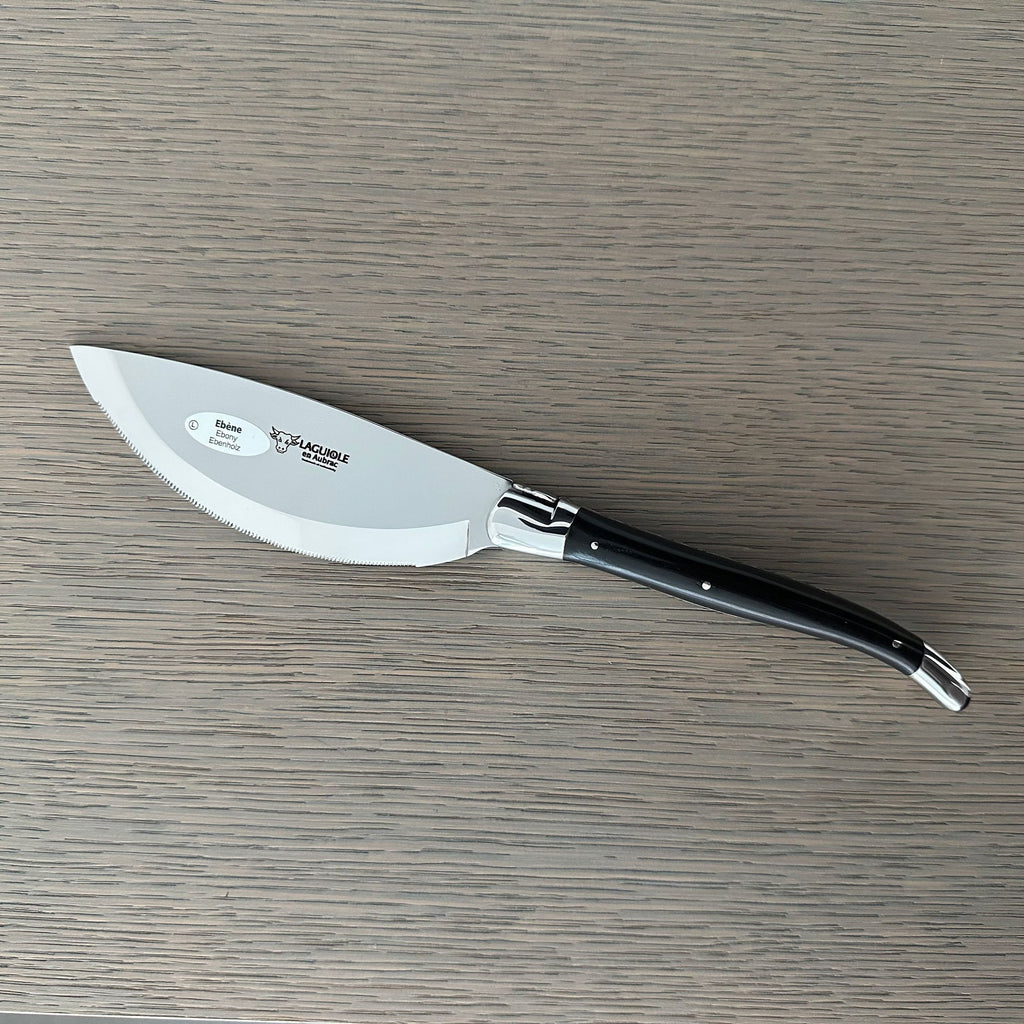 Laguiole en Aubrac Handcrafted Pizza Knife with Ebony Handle