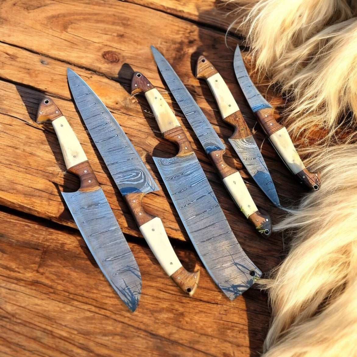 Here’s a refreshed, seasonal version of your content with trending keywords, SEO-friendly title, and meta details:  Product Title: Premium Chef Kitchen Knife Set – Damascus Steel Blades with Leather Case