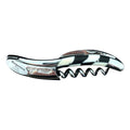 Handcrafted Sommelier Waiter's Corkscrew with Ebony & Bone Checkerboard Handle, Shiny Finish by Laguiole en Aubrac