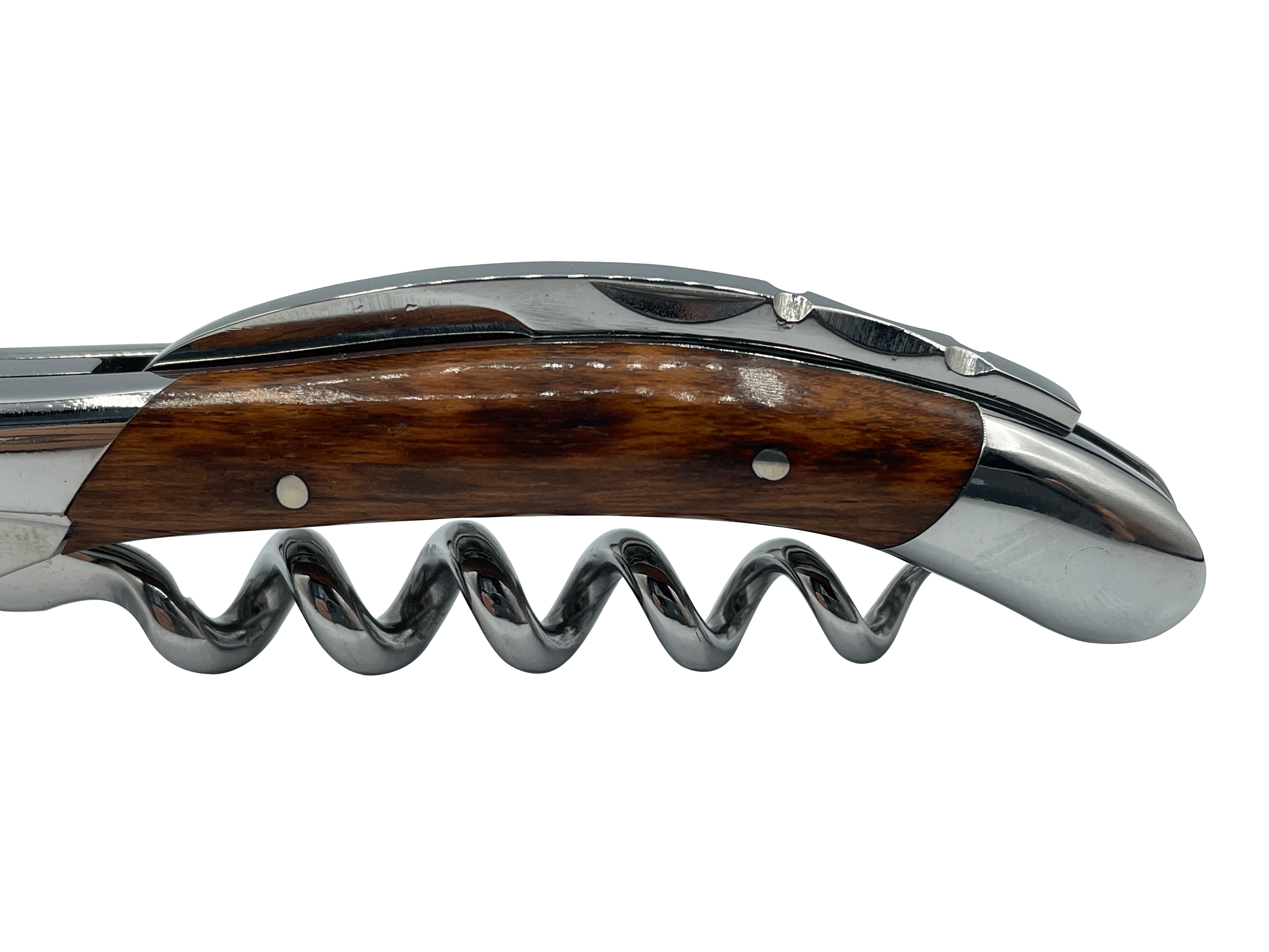 Handcrafted Sommelier Waiter's Corkscrew with Amourette Wood Handle by Laguiole en Aubrac