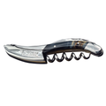 Handcrafted Sommelier Waiter's Corkscrew with Stabilized Blue Poplar Burl Handle, Polished Bolster by Laguiole en Aubrac
