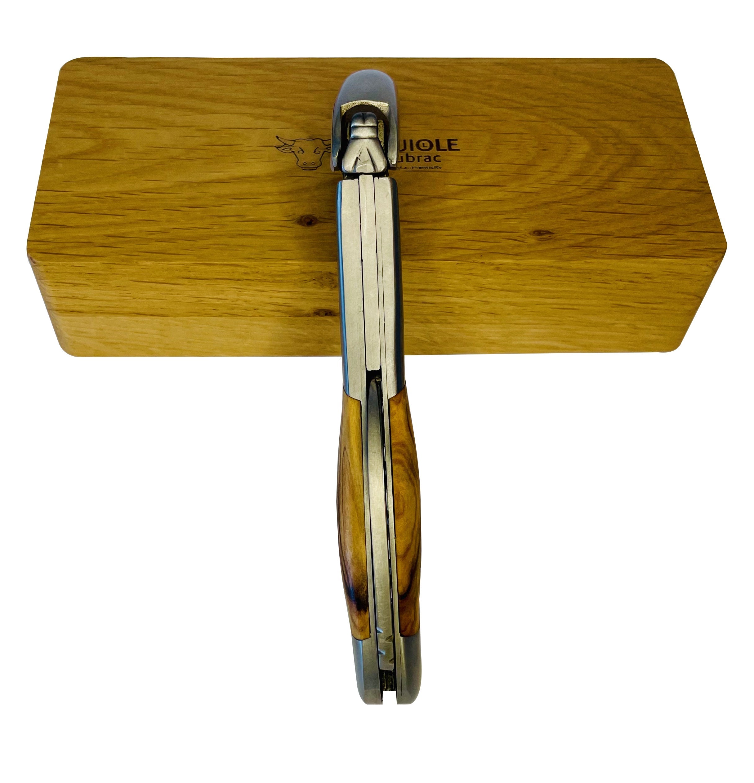 Handcrafted Sommelier Waiter's Corkscrew with Olivewood Handle by Laguiole en Aubrac