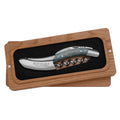 Handcrafted Sommelier Waiter's Corkscrew with Blue Pakkawood Handle by Laguiole en Aubrac