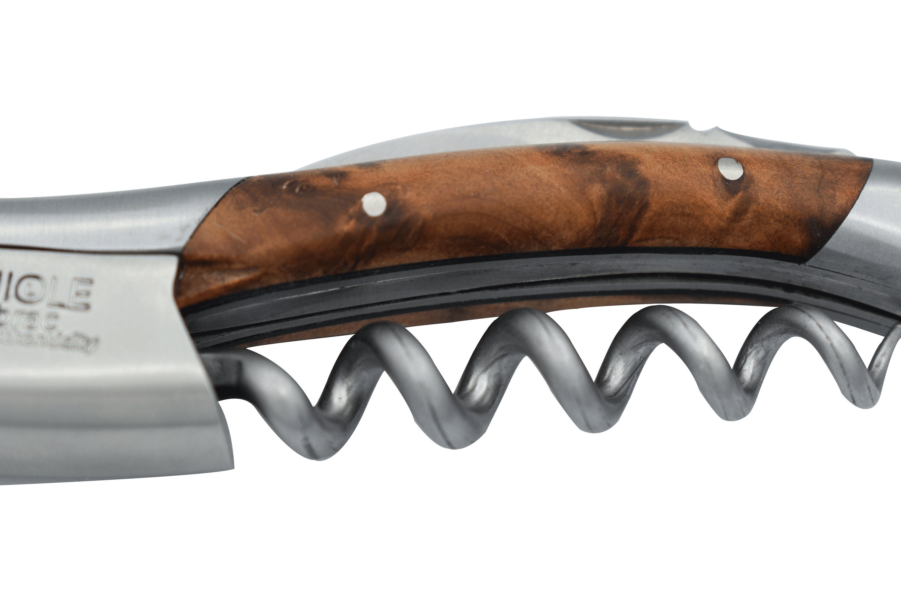 Handcrafted Sommelier Waiter's Corkscrew with Thuja / Cedar Wood Handle by Laguiole en Aubrac