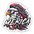 Merica Mullet Eagle Decal