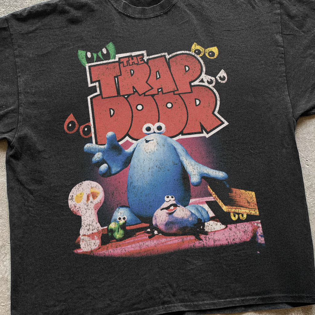 Vintage 'The Trap Door' Black T-Shirt