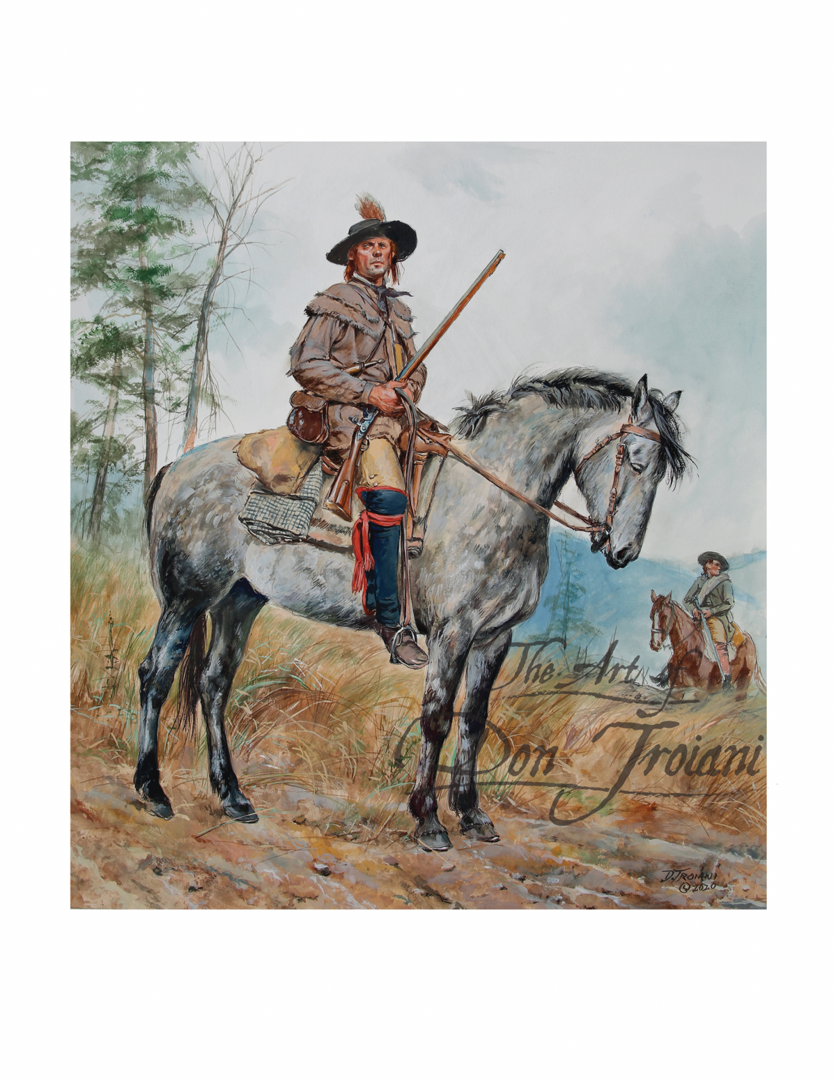 North Carolina Over Mountain Man, 1780
