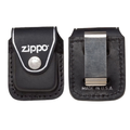 Zippo Leather Pouch, For Zippo Lighters, Metal Belt Clip #LPCBK