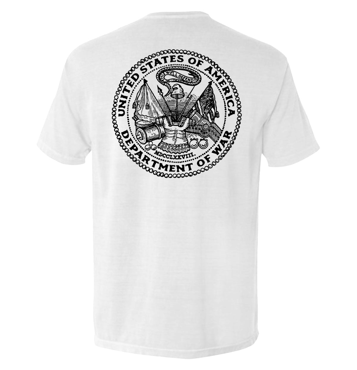 United States of America Department of War graphic t-shirt - Shield Republic