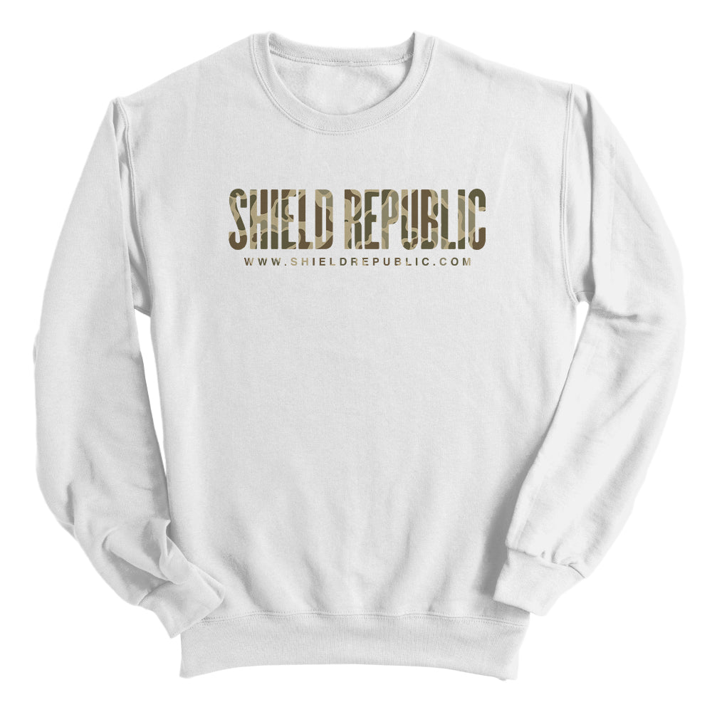 Shield Republic Duck Camo Banner Text sweatshirt - Relic & Reel