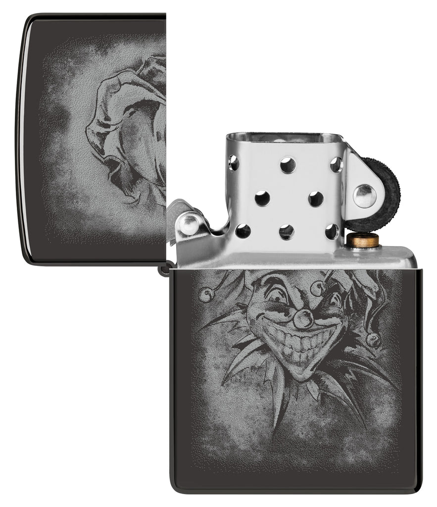 Zippo Clown, High Polish Black Lighter #48914