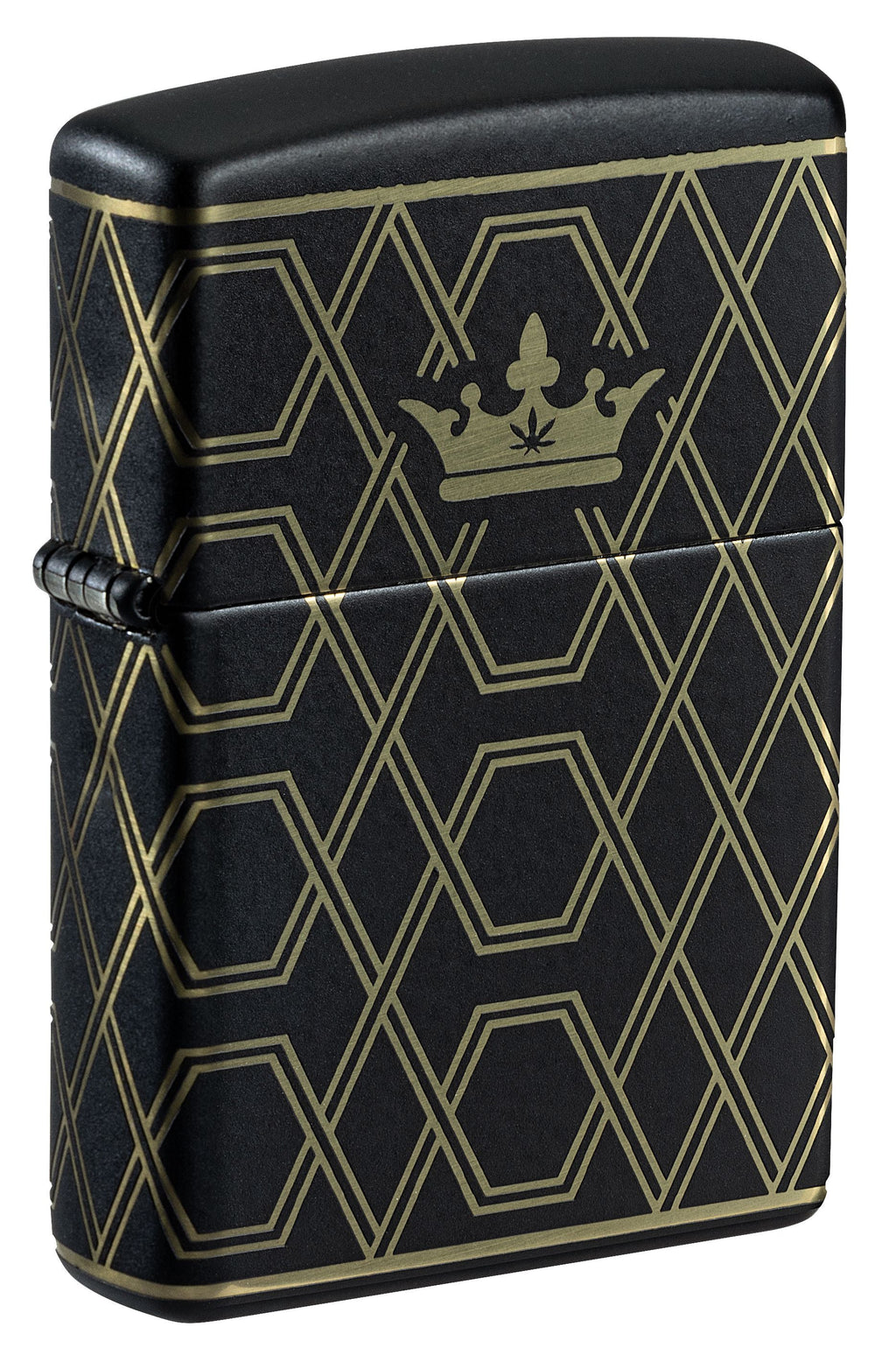 Zippo Cannabis - Queen Of Bud, Black Matte Lighter #46684