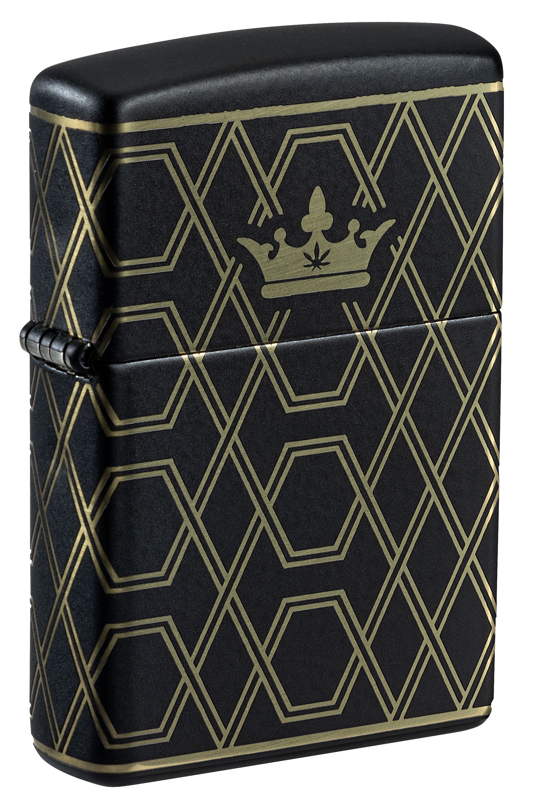 Zippo Cannabis - Queen Of Bud, Black Matte Lighter #46684