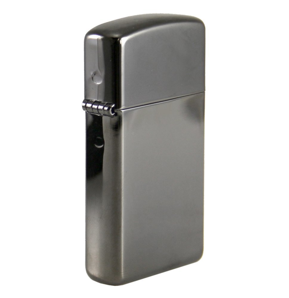 Zippo Slim Ebony, High Polish Black Lighter #28123