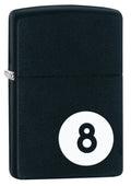 Zippo 8-Ball, Black Matte Lighter #28432