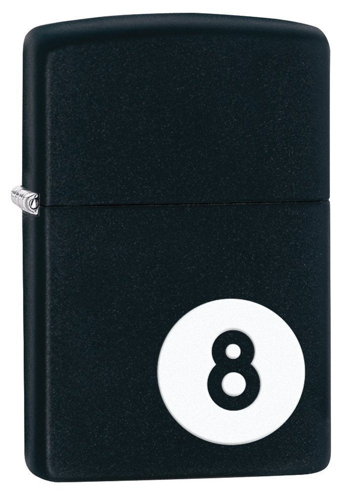 Zippo 8-Ball, Black Matte Lighter #28432