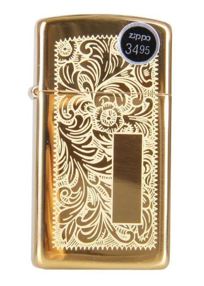 Zippo Venetian, High Polish Brass Lighter #1652B