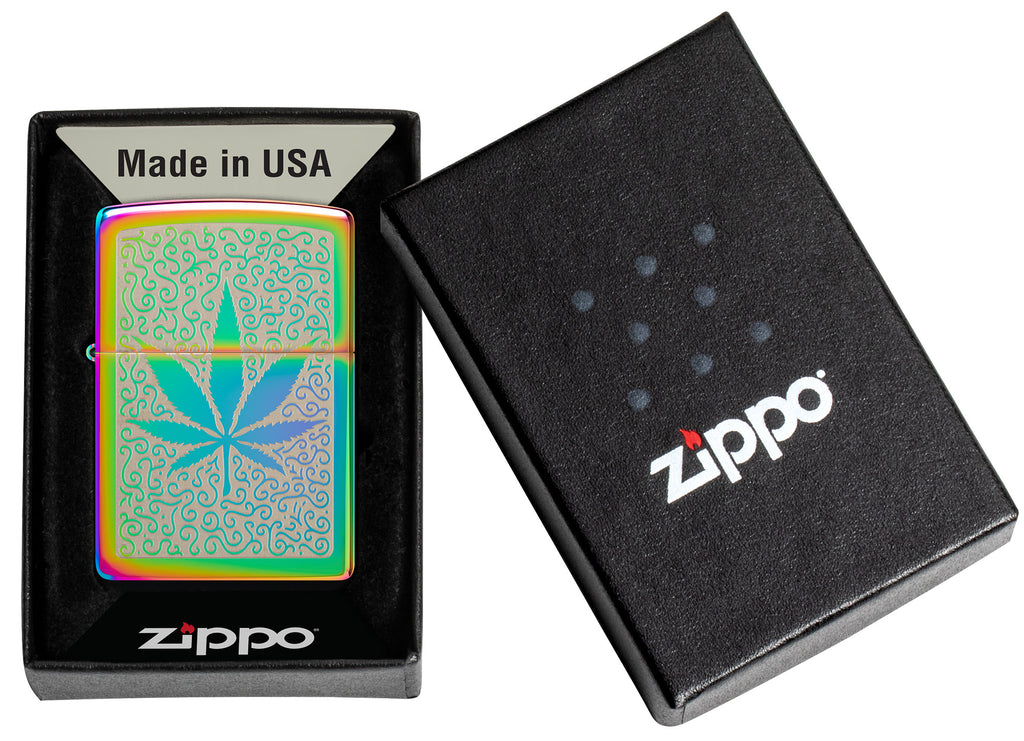 Zippo Cannabis, Multi Color Lighter #48925
