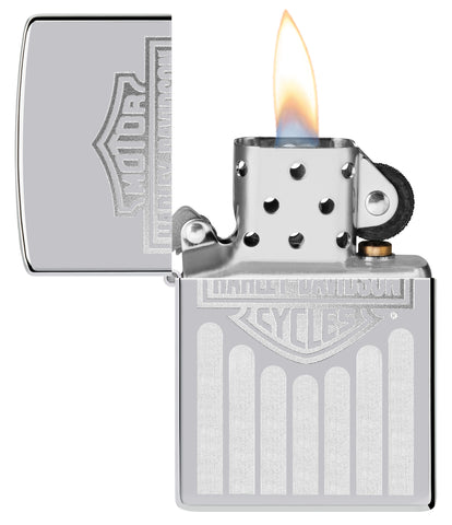 Zippo Harley-Davidson Logo, High Polish Chrome Lighter #48993