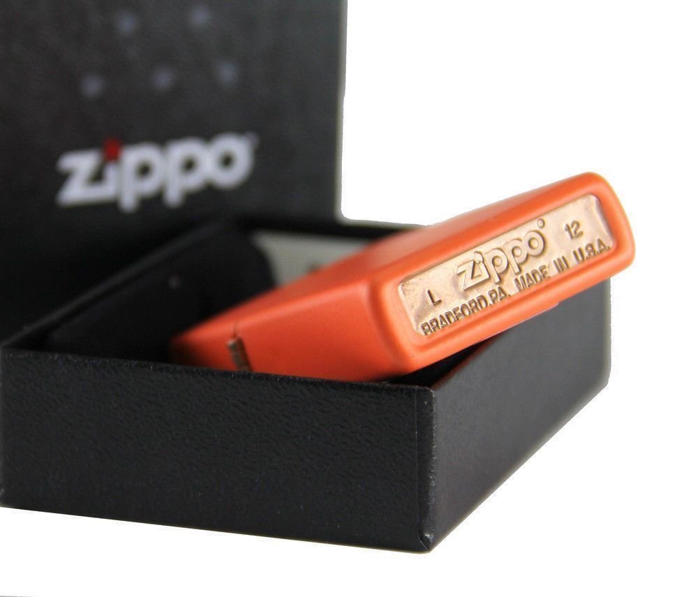 Zippo Classic Orange Matte Lighter #231