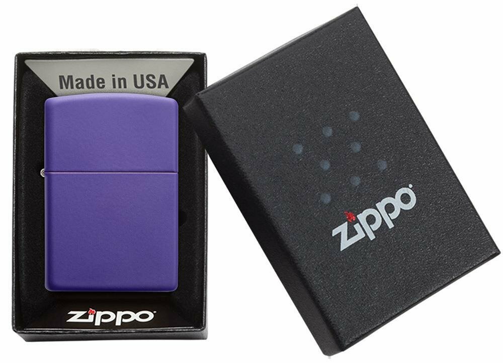 Zippo Classic Purple Matte Lighter #237