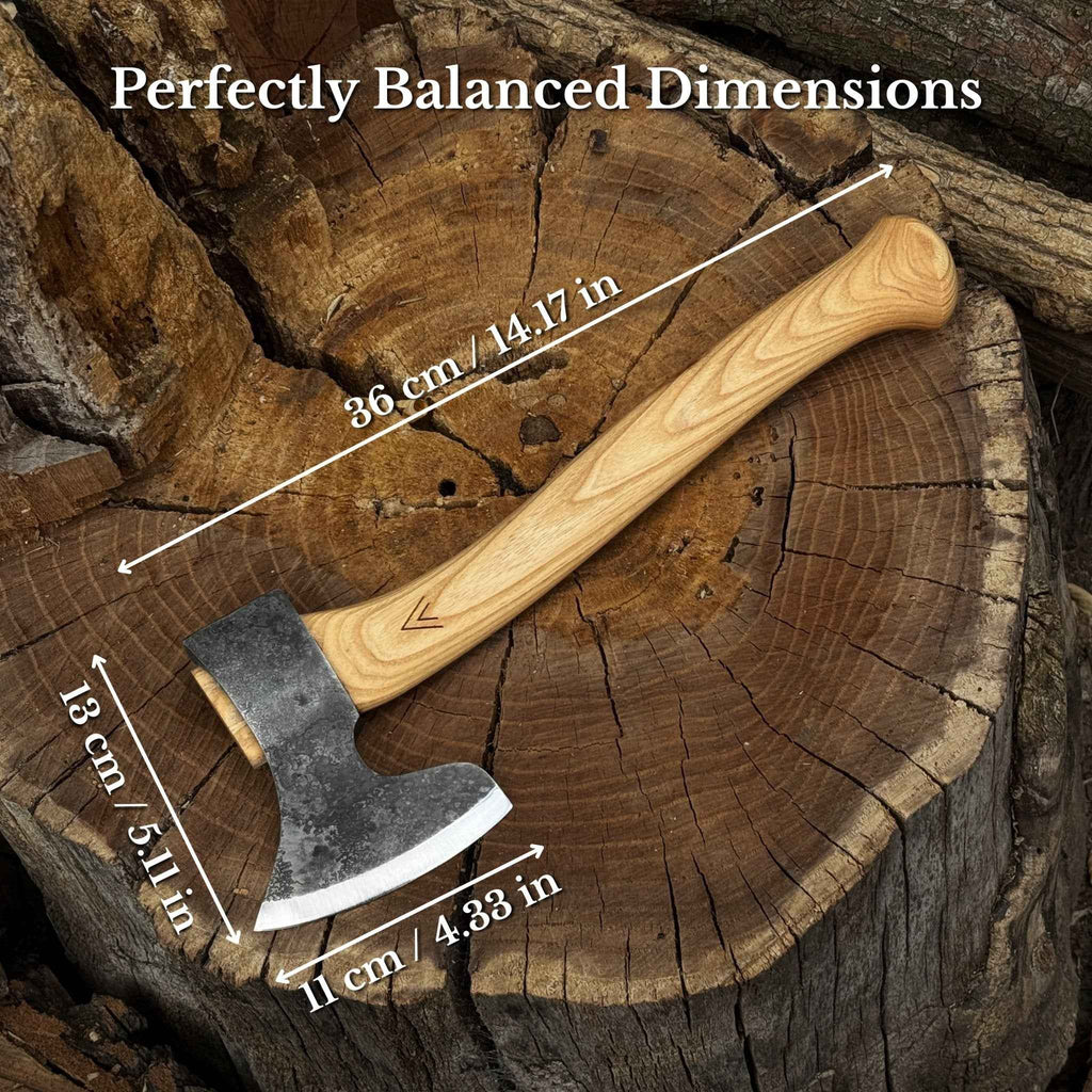 Axe with Leather Sheath