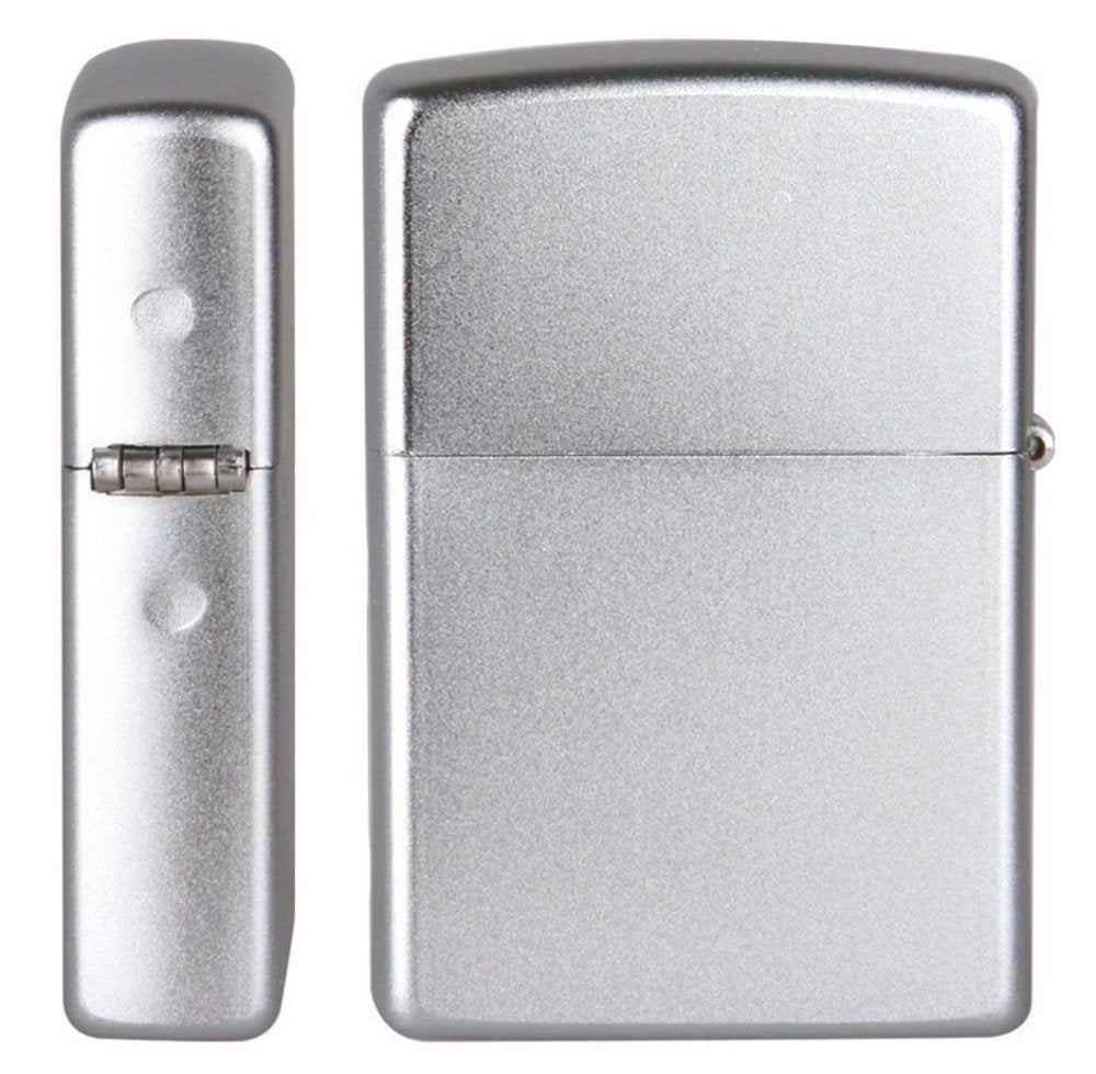 Zippo Classic Satin Chrome Lighter #205