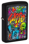 Zippo Street Art Grafitti, Black Matte Lighter #49605