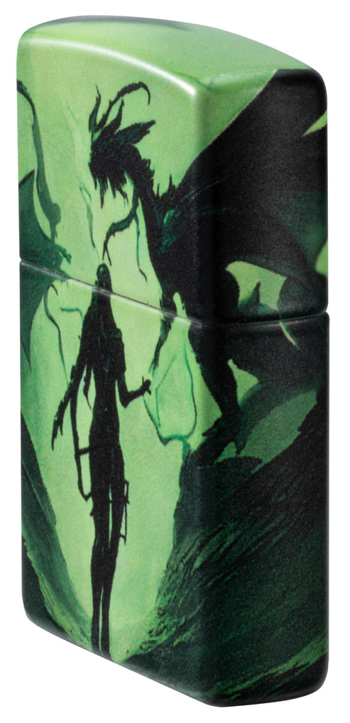 Zippo Glowing Dragon Glow-in-the-Dark, 540° Color Lighter #46130