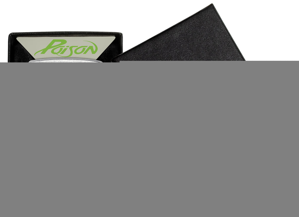 Zippo Poison Flaming Logo, Street Chrome Lighter #47230