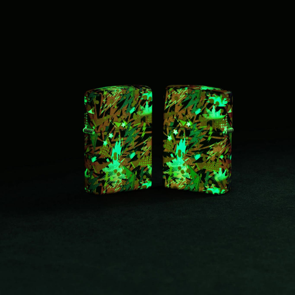 Zippo Retro 540°, Glow-in-the-Dark Lighter #46008