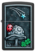 Zippo Luck and Fortune, Black Matte Lighter #48724