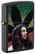 Zippo Bob Marley Cannabis, Black Matte Lighter #46741