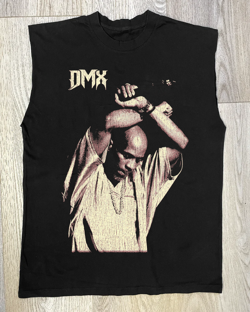 03 Dmx Cut-Off Black Shirt