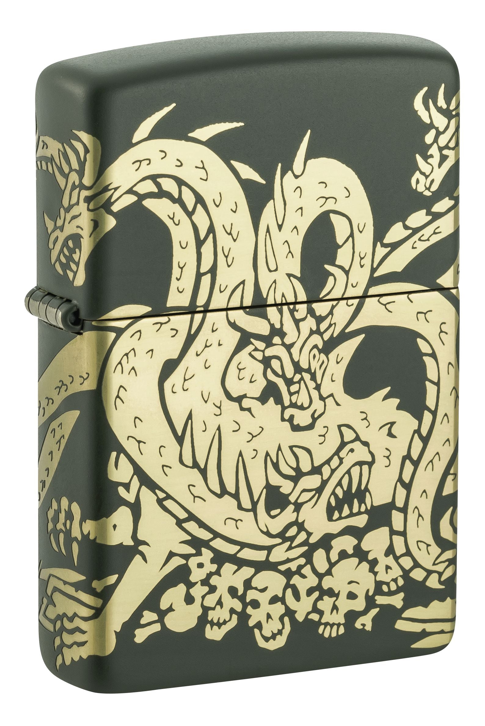 Zippo Hydra Dragon, Green Matte Lighter #48907