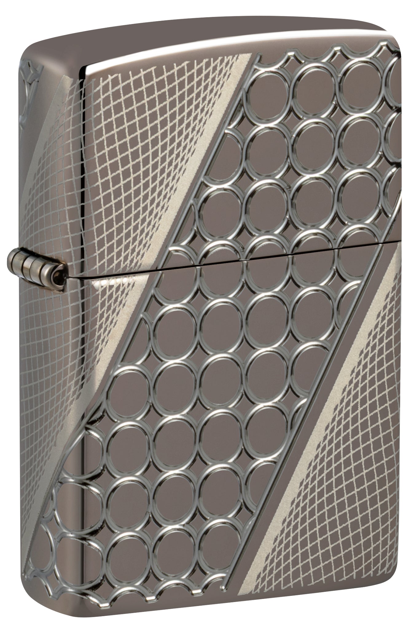 Zippo Armor Deep Dots MultiCut 360°, Black Ice Lighter #46812