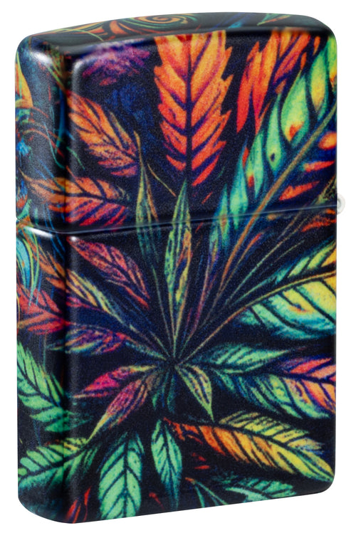 Zippo Cannabis Camo, 540° Matte Lighter #46594