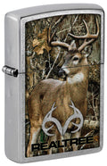 Zippo Realtree Buck, Street Chrome Lighter #46224