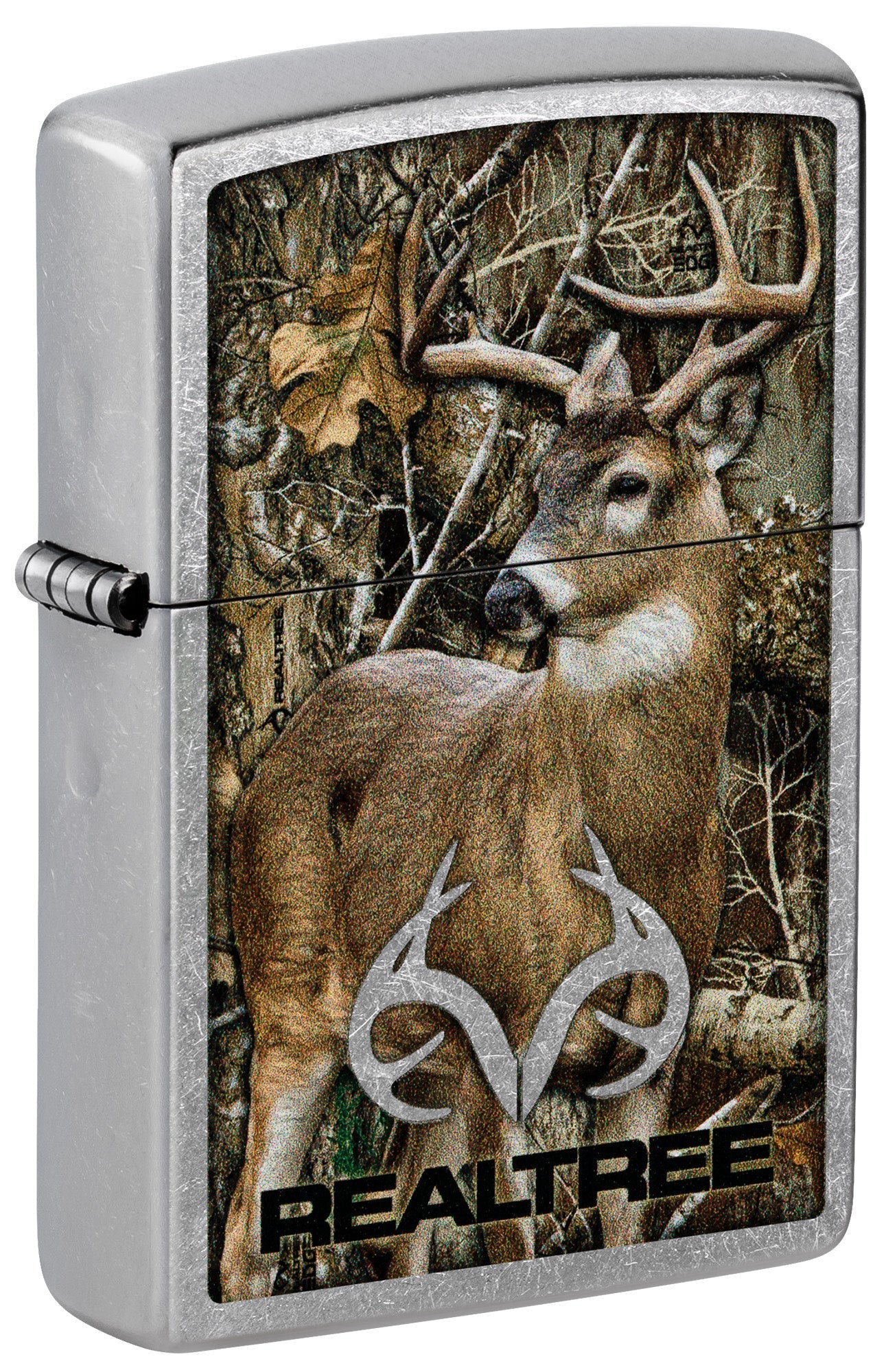 Zippo Realtree Buck, Street Chrome Lighter #46224