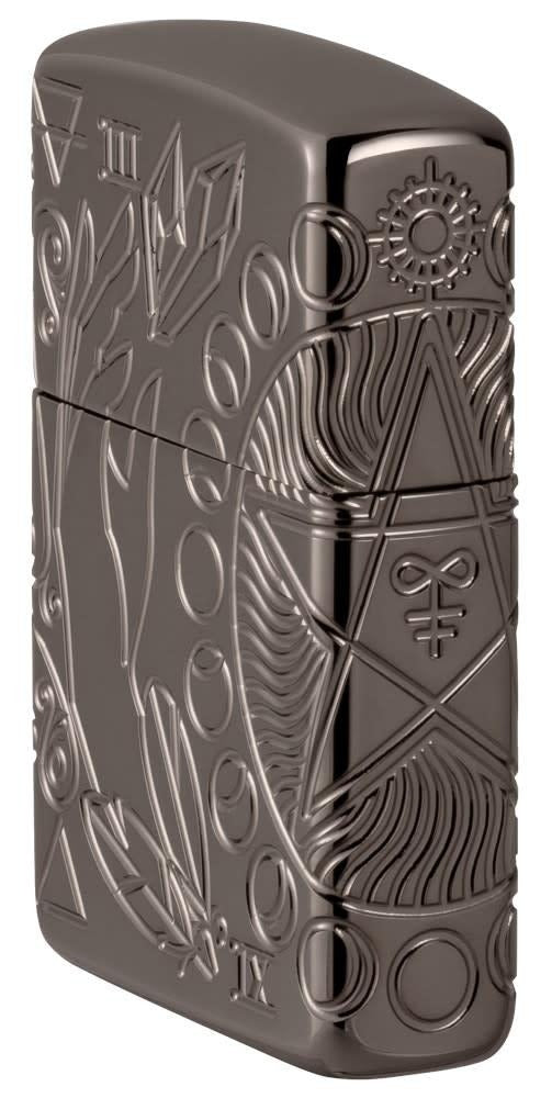 Zippo Armor 360° MultiCut Wicca, Black Ice Lighter #49689