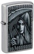 Zippo Grim Beauty, Street Chrome Lighter #46151