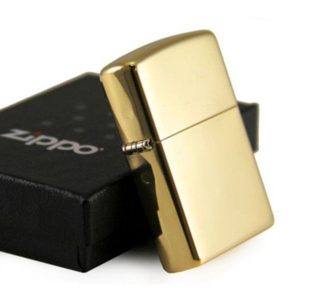 Zippo Classic High Polish Brass Lighter #254B