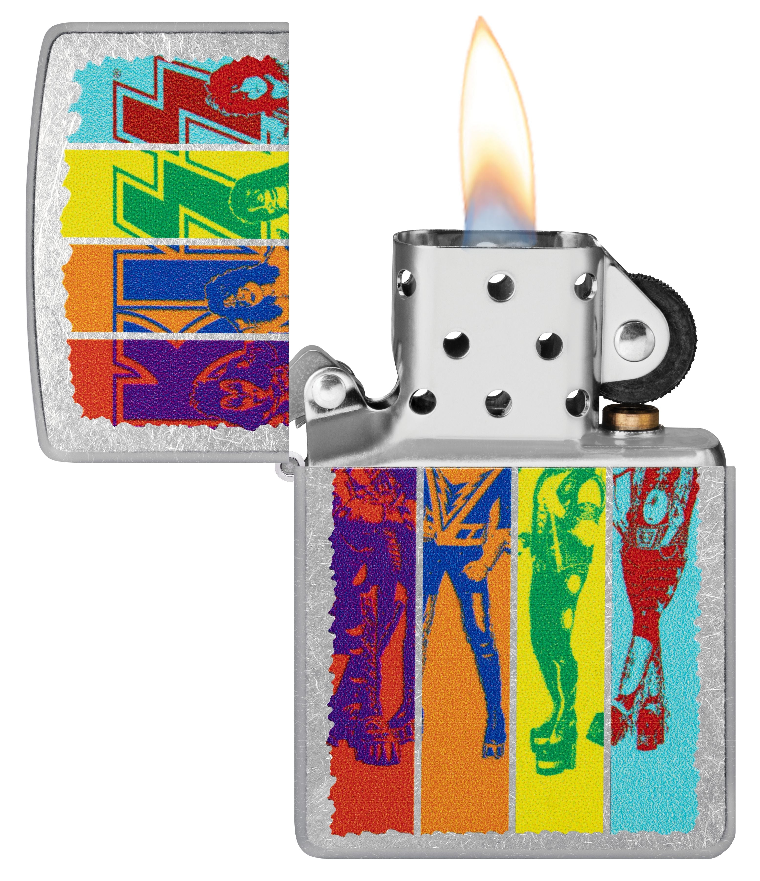 Zippo KISS Rock Band, Street Chrome Lighter #47244