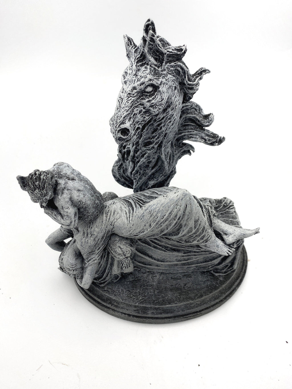 Statue of Henry Fuseli's "The Nightmare”,  Hand Painted Resin Sculpture | Victorian Gothic Figurine | Gothic Decor Dark Fantasy Gift