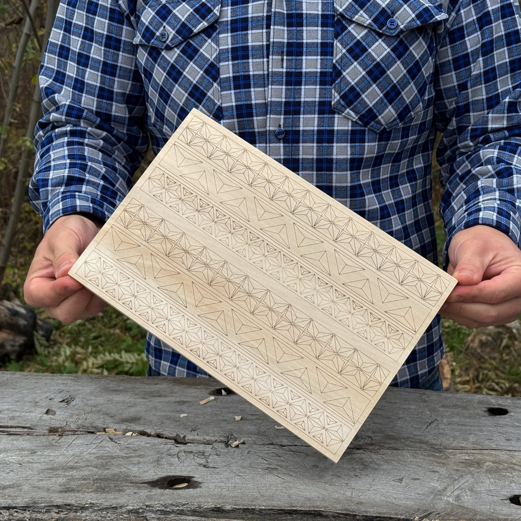 Big Basswood Woodcarving Practice Board