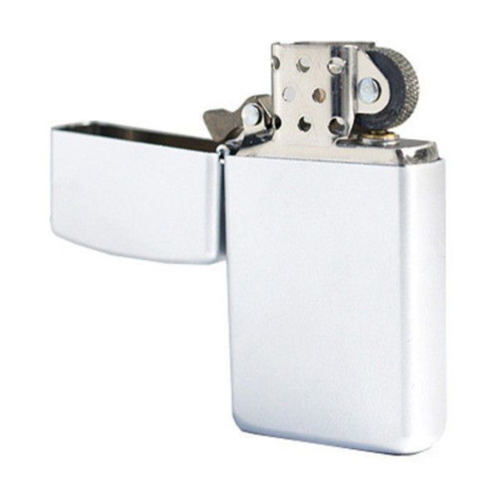 Zippo Slim Satin Chrome Lighter #1605