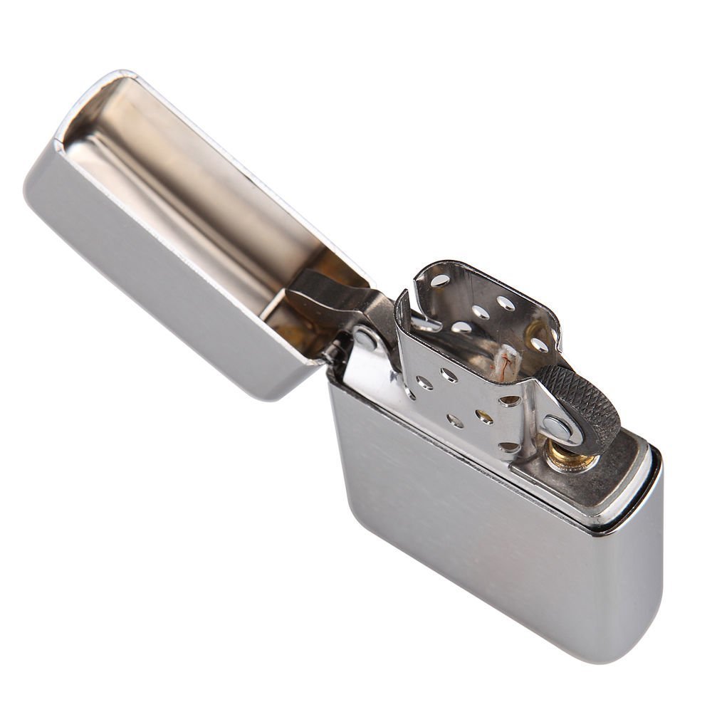 Zippo Armor Brushed Chrome Lighter #162